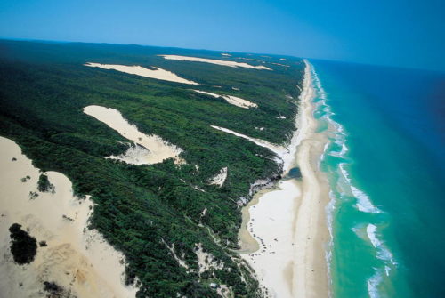 whole area of Fraser Island