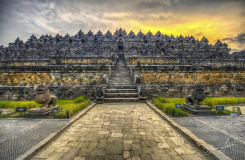 borobudur best sunset