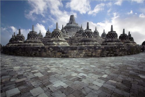 borobudur indonesian beauty