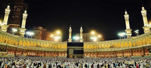 makkah night scenery