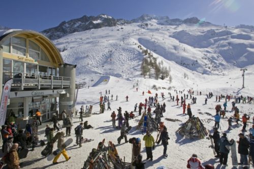 Chamonix Mont Blanc in winter