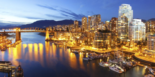 Vancouver in night