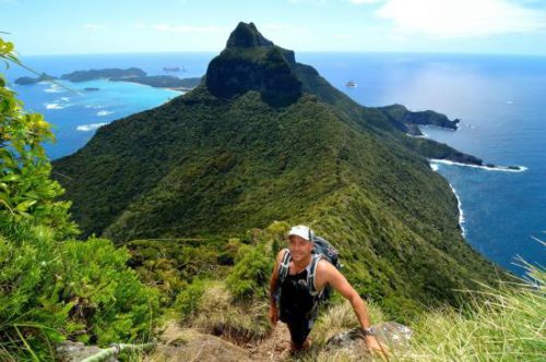 Hiking at lord howe