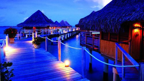 Bora Bora romantic night