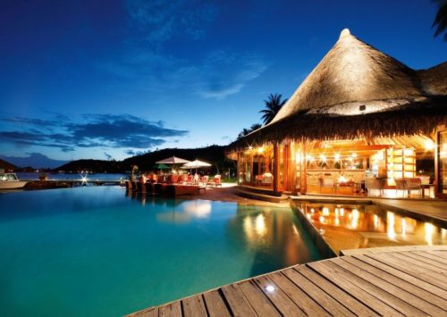 Bora Bora best night scenery