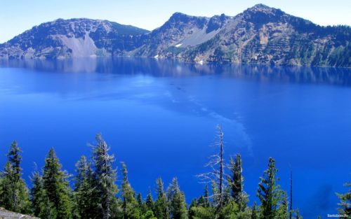 Lake Baikal the blue scenery