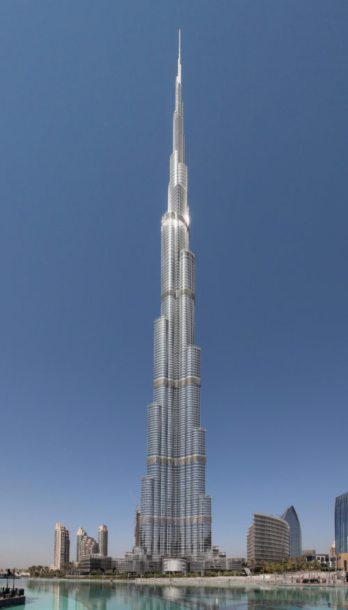 Burj Khalifa the highest point