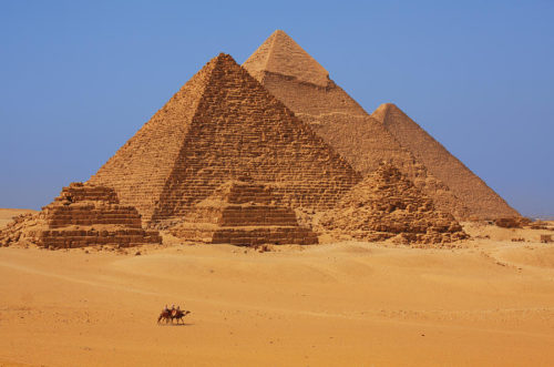 Egyptian Pyramids scenery