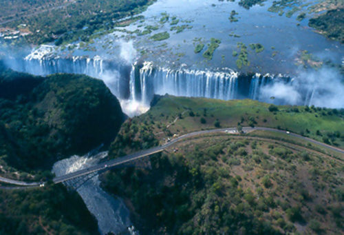 whole area of Victoria Falls