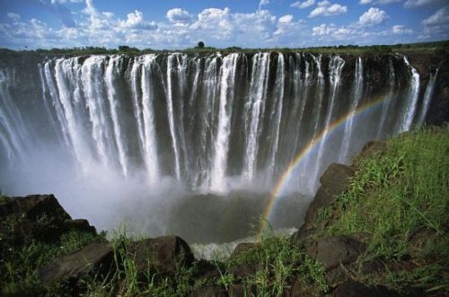 Victoria Falls rainbow