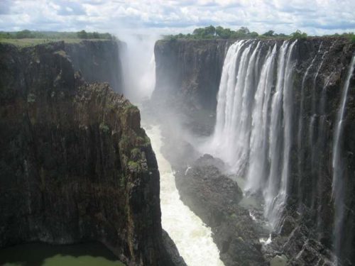 Victoria Falls in morning