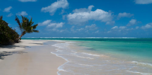 Flamenco Beach best turquoise water