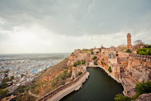 Amazing scenery at Chittorgarh fort