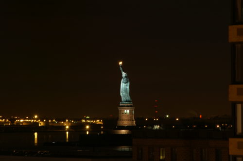 Statue Of Liberty At Night