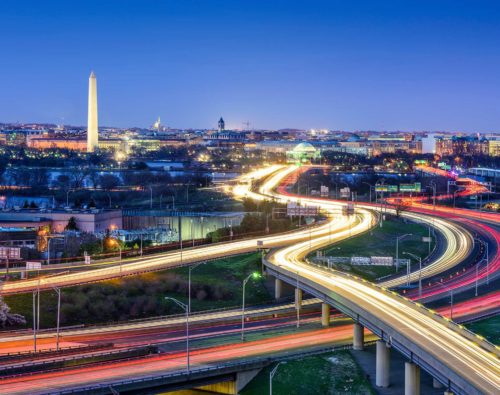 wonderful road at washington dc