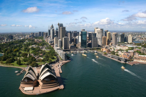 North skyline of Sydney