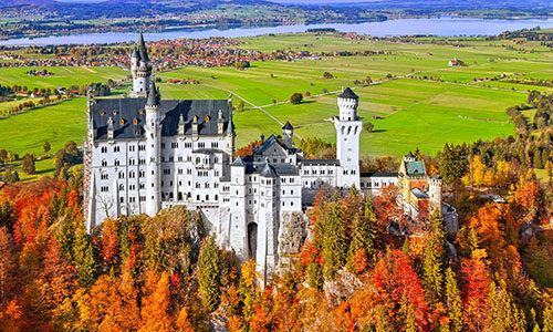 bavaria germany castle view