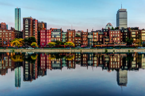 colorful building at boston