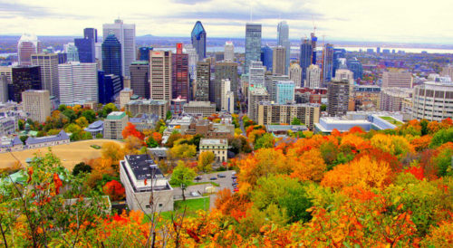 autum at montreal canada