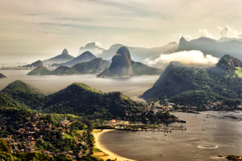 amazing scenery at Rio de Janeiro