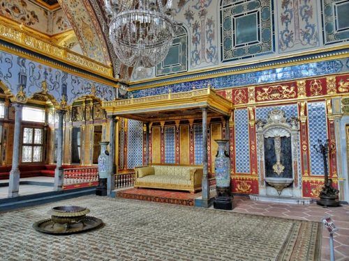 inside the hareem of Topkapi Palace