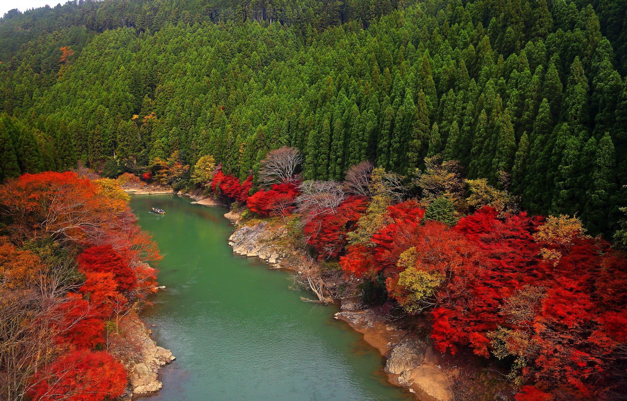 Arashiyama lake