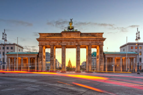 Brandenburg gate west berlin