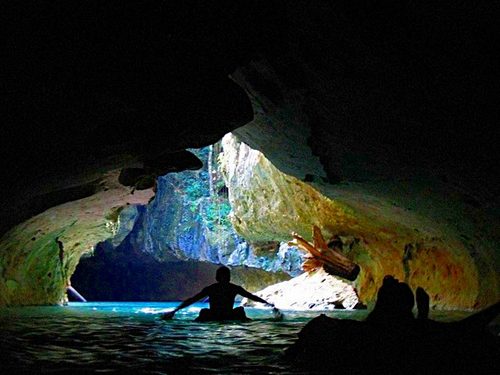 Cave tubing