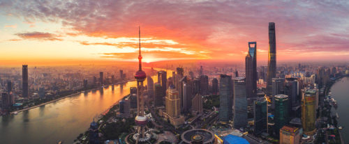 Best sunset in shanghai