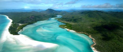 Whitehaven beach skyline