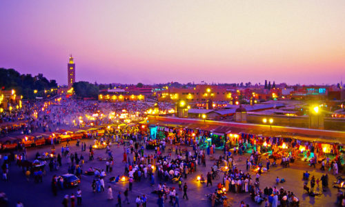 Marrakech huge visitors