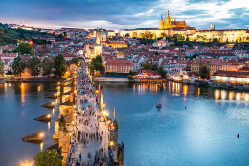 Night life at prague