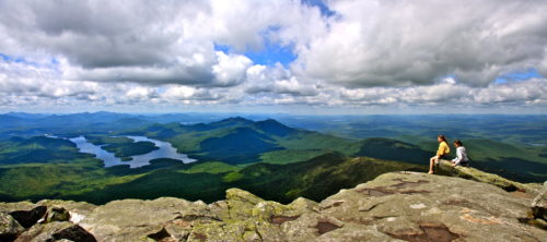 Climb at lake placid enjoy the panorama