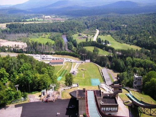 Lake placid skyline