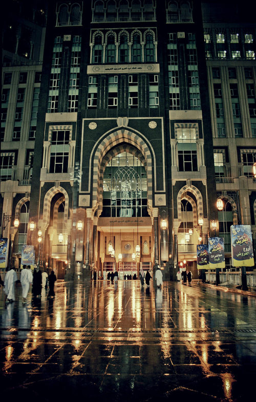 Abraj al bait in night