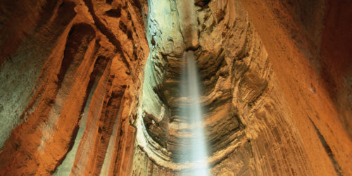 Ruby falls water source